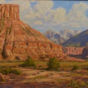 CASTLE COUNTRY COLOR 12"x24" oil painting, $1250