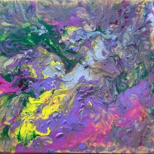 GOLDEN DREAM, acrylic painting by Jeff Myers