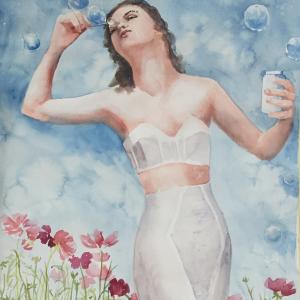 SHE DREAMED OF BREATHING