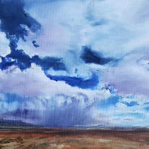 COLORADO STORMS 8"x10" Oil, $375