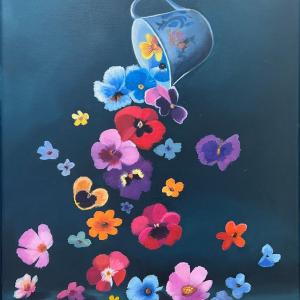 CUP OF FLOWERS