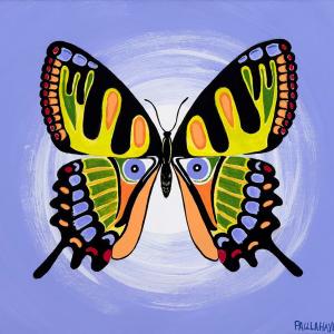 EYES ON MY BACK acrylic painting
