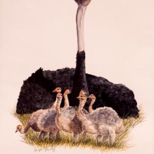FATHER'S DAY, watercolor on Yupo