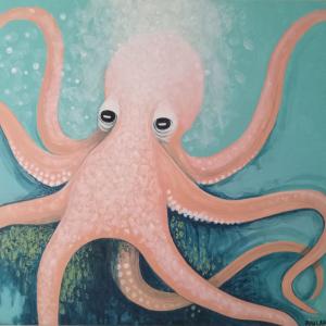 FEELING PINK 30”x40” acrylic painting