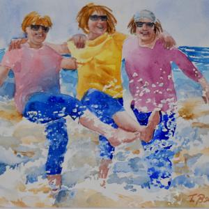 GRANNIES IN THE SURF