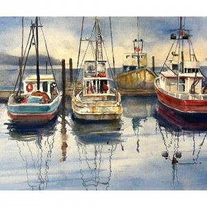 EVENING IN THE HARBOR