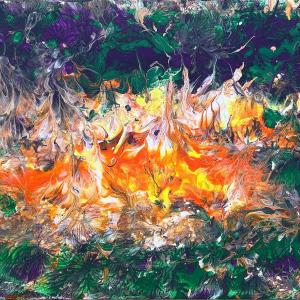 LUMINOUS. acrylic painting by Jeff Myers