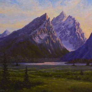WILLOW FLATS IN THE TETONS by Jim Woodward