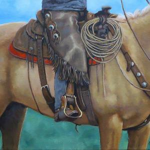 QUICK BREAK 14"x11" oil painting