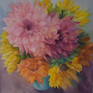 SUNSHINE IN A BLUE VASE