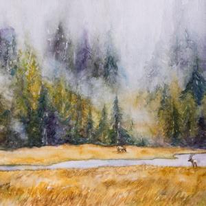 SILENCE, 11"x15" watercolor, $250