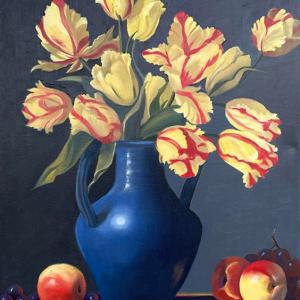 RED AND YELLOW TULIPS by Sandra Williams