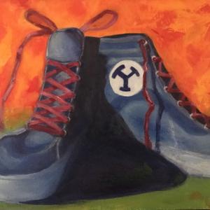THE Y oil painting, $275